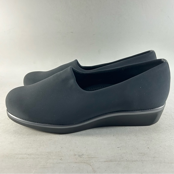 SAS Bliss Womens Wedge Shoes Slip On Sneakers Gray Size 8.5 WW Wide - Picture 4 of 9